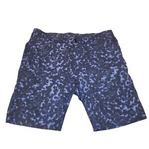 EUC Good Man Brand Navy And Light Blue Design Shorts Sz Large‎
